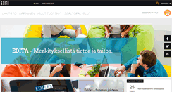 Desktop Screenshot of editapublishing.fi